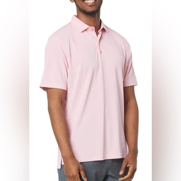 NWT Johnnie-O Streels Performance Polo SZ M Tango - Picture 1 of 5